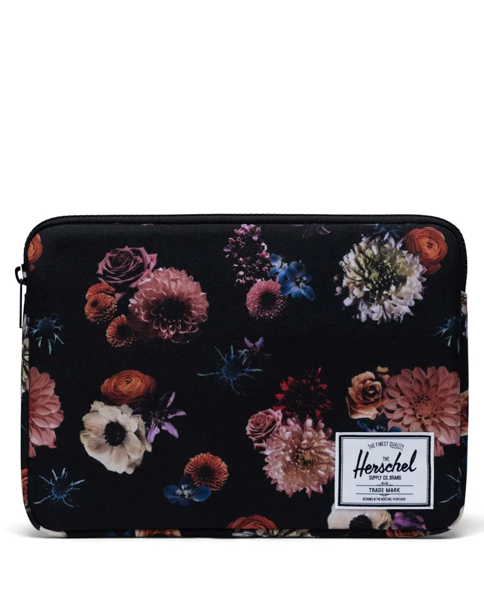 

Экологичный унисекс чехол на молнии для ноутбука 13 дюймов с принтом Herschel, черный