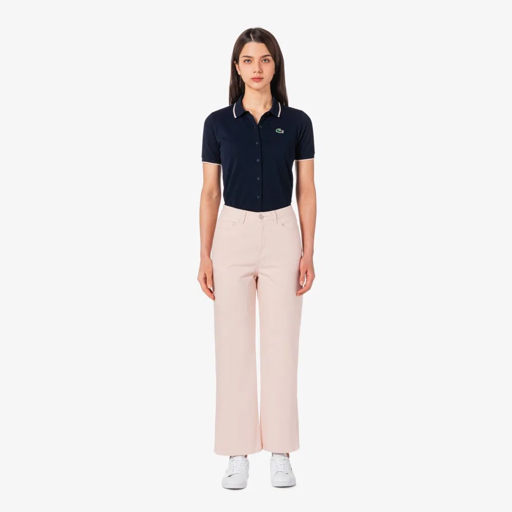 Джинсы Lacoste Полусвободного кроя, светло-розовые