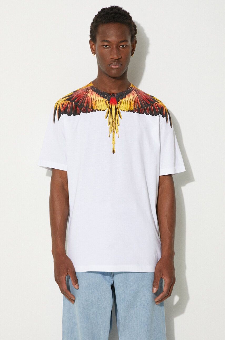 

Хлопковая футболка Icon Wings Basic Tee Marcelo Burlon, белый