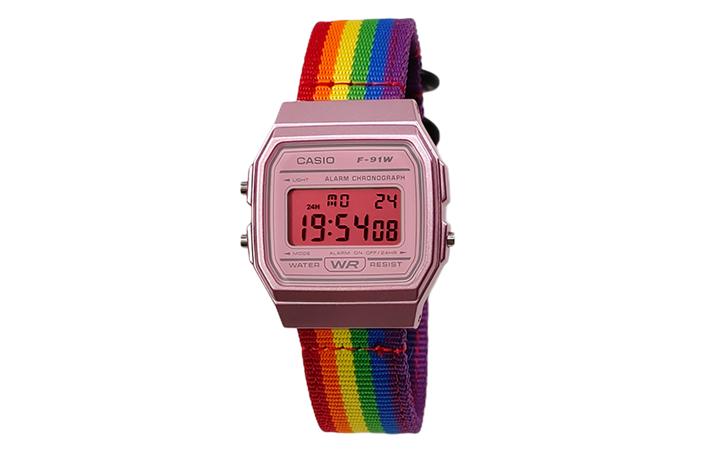 

Ретрофрит серия кварцевый механизм нейлоновый ремешок женские часы разноцветный циферблат CASIO