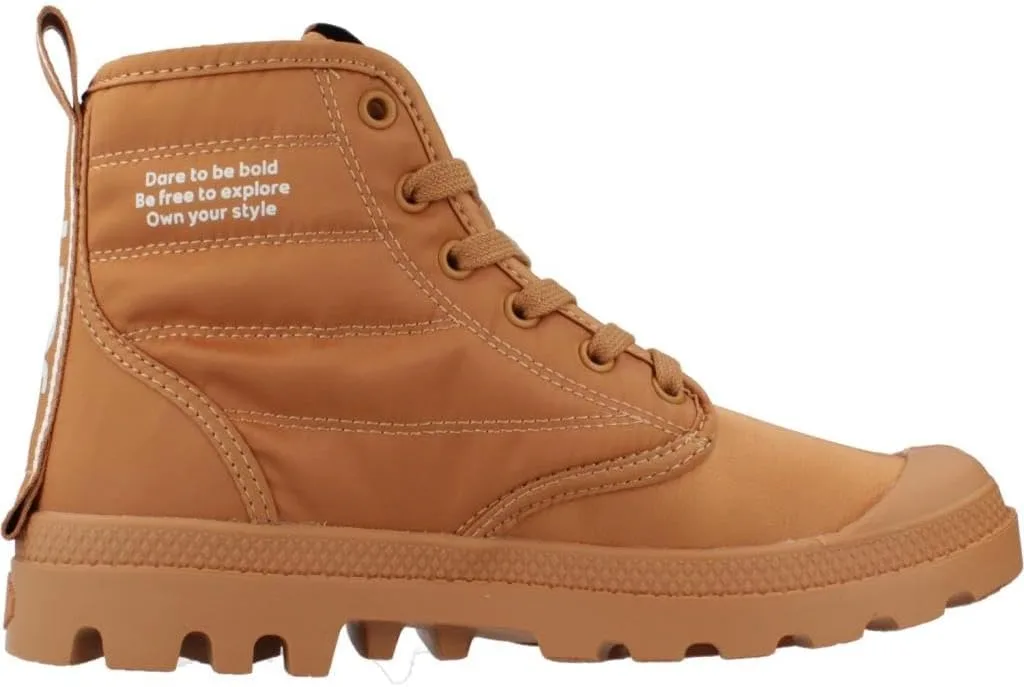 Ботинки Palladium Unisex Pampa Hi Dare Rhona X Jott Ankle Boot, коричневый — фото 4