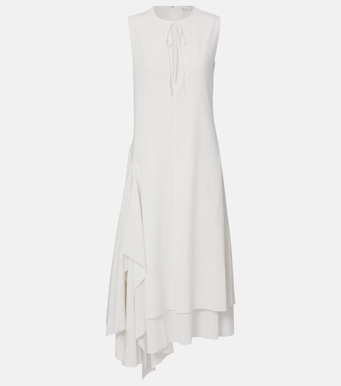

Двухслойное макси-платье JW Anderson, Off White/Grey