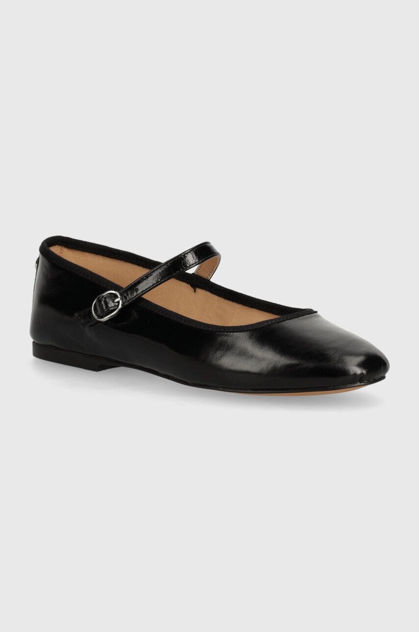 

Кожаные балетки Steve Madden Vinetta, черный