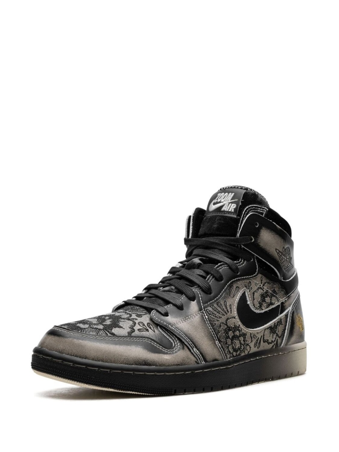 Jordan кроссовки Air Jordan 1 Zoom CMFT 2 Dia De Los Muertos, черный — фото 3