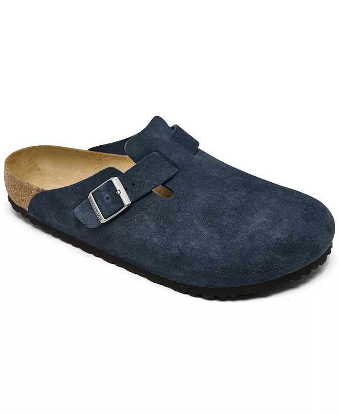 

Мужские сандалии Birko-Flor из замши и кожи от Finish Line Birkenstock, синий