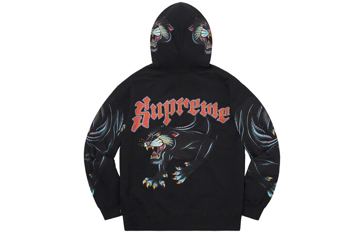 

SS21 Толстовка унисекс Supreme, оранжевый/красный