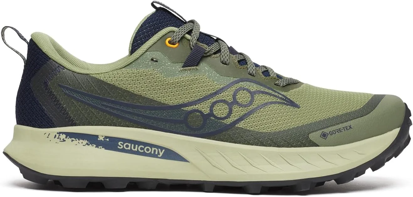 Мужские кроссовки Saucony Peregrine 15 с водонепроницаемой мембраной Gore-tex, темно-синий — фото 3