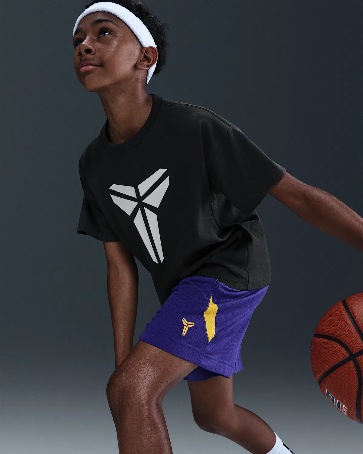 Детская футболка Dri-FIT Max90 Kobe, Black — фото 3