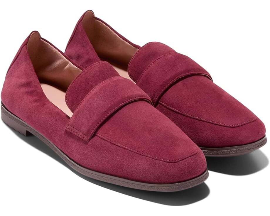 

Лоферы Cole Haan Trinnie Soft, цвет Black Cherry Suede