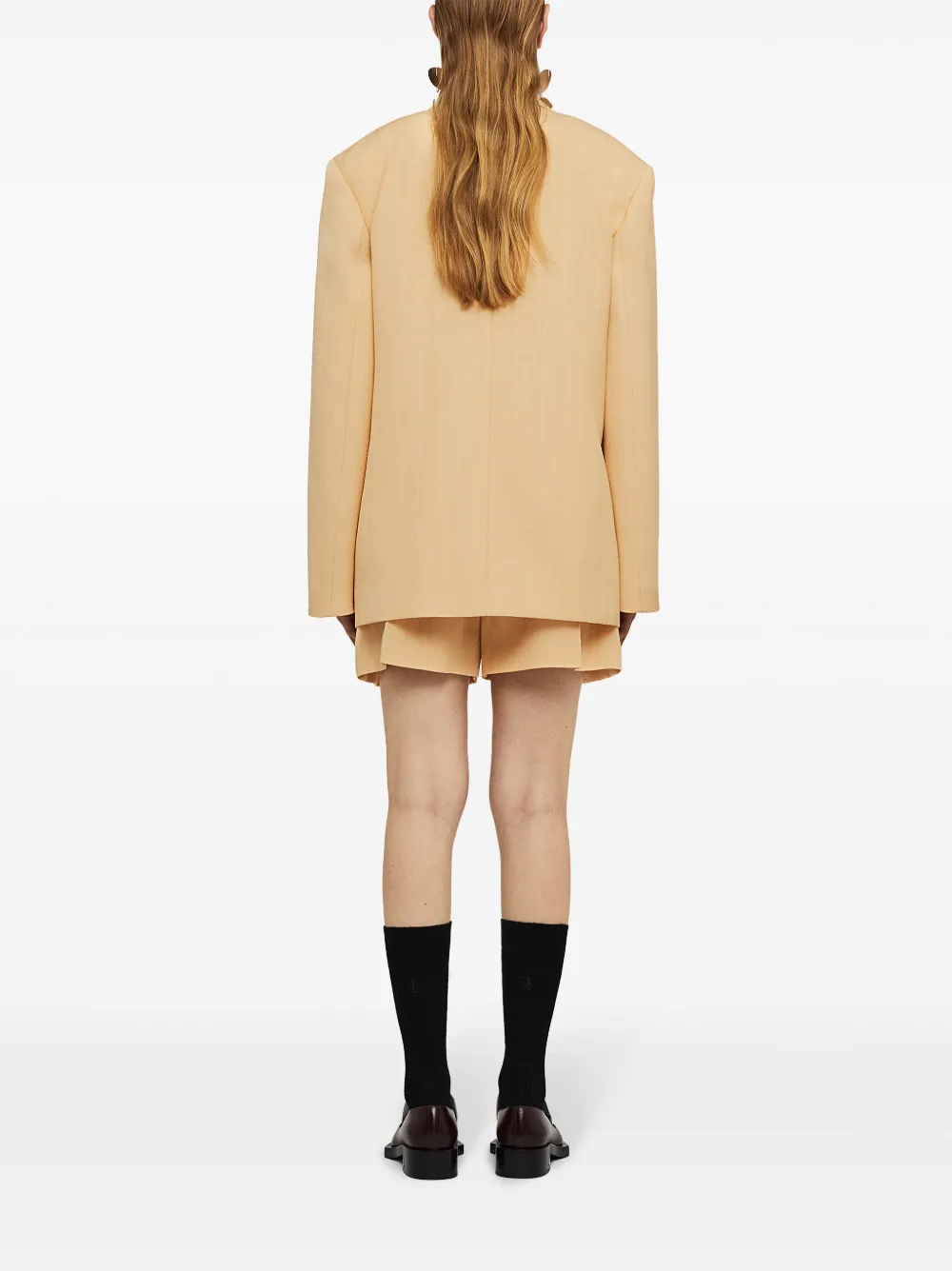 

Шорты со складками JIL SANDER, оранжевый