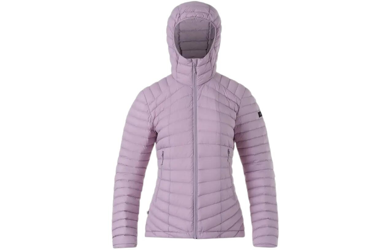 

Пуховик женский фиолетовый Decathlon