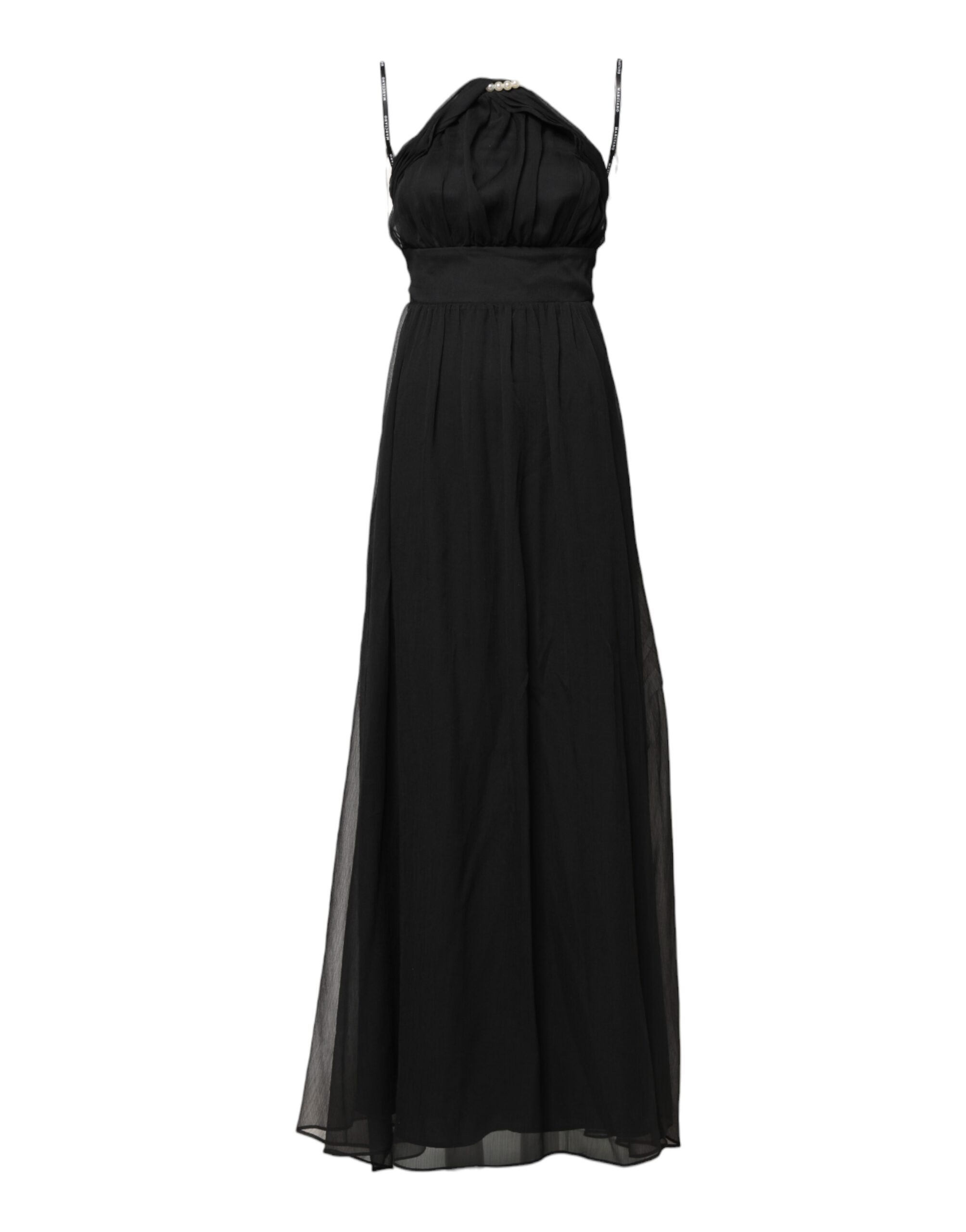 

Черное длинное платье без рукавов из тюля с жемчугом Marciano By Guess, Black