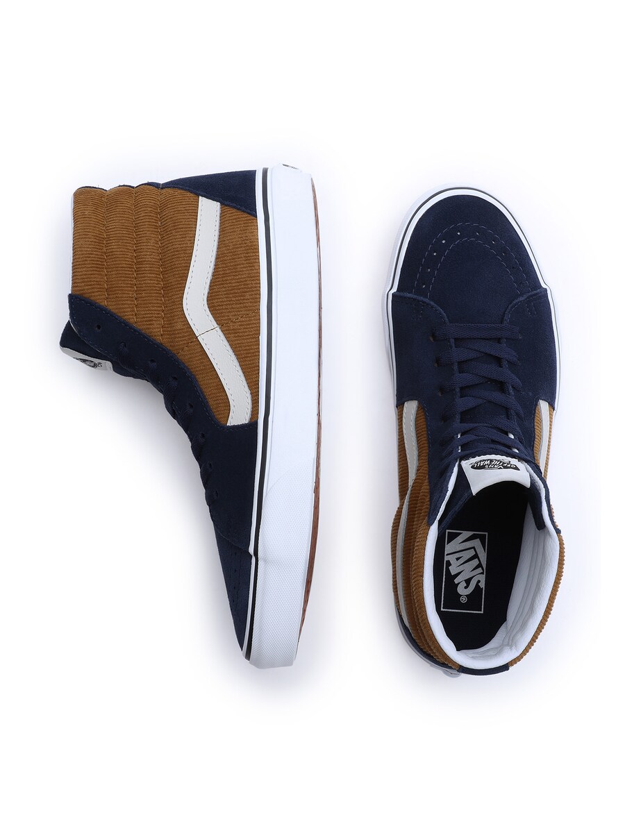 Кроссовки с высоким берцем VANS SK8-Hi, темно-синий — фото 3