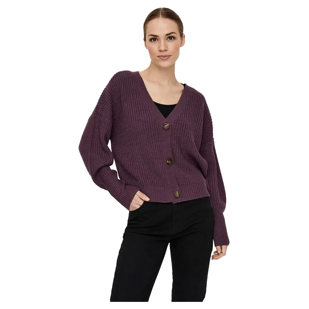 

Свитер Vero Moda Lea v neck, фиолетовый