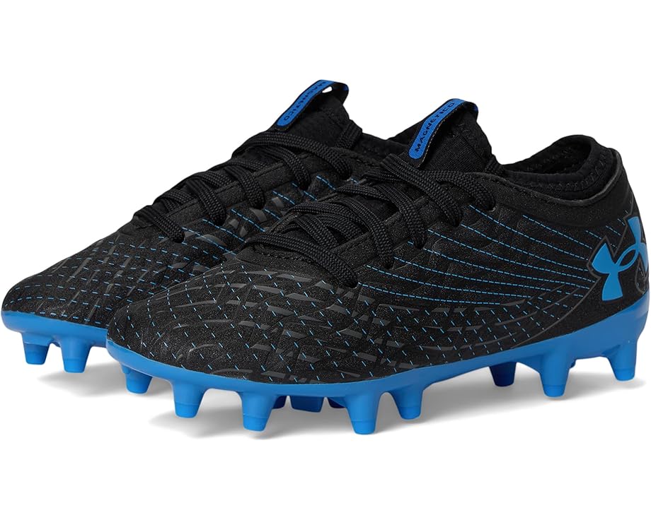 

Кроссовки Under Armour Kids Magnetico Select 5 Jr Soccer Cleats, цвет Black/Castlerock/Blue Atlantis