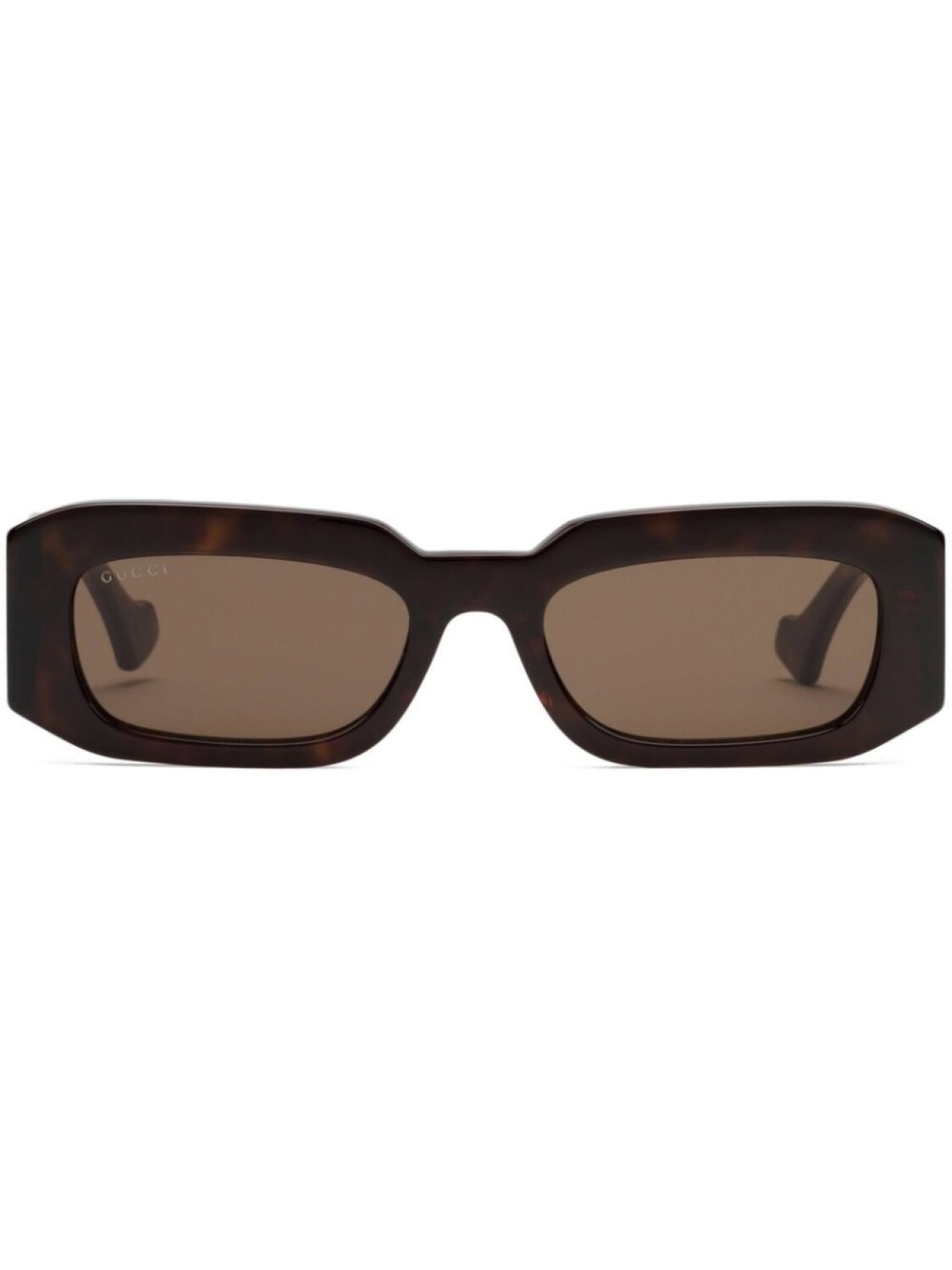 

Gucci Eyewear солнцезащитные очки в оправе черепаховой расцветки, коричневый