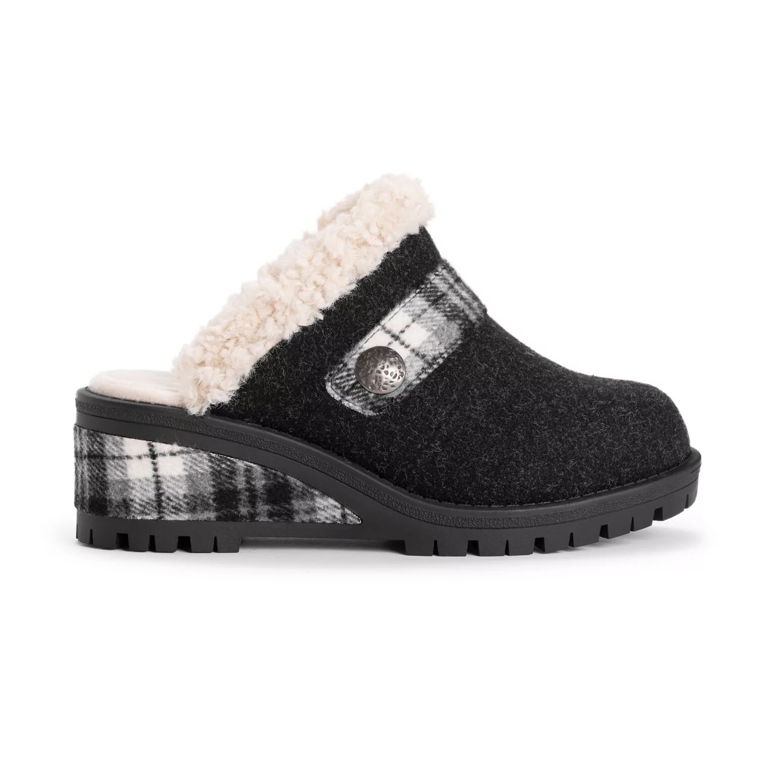 

MUK LUKSНорвегия Берген Женские туфли на танкетке MUK LUKS, черный