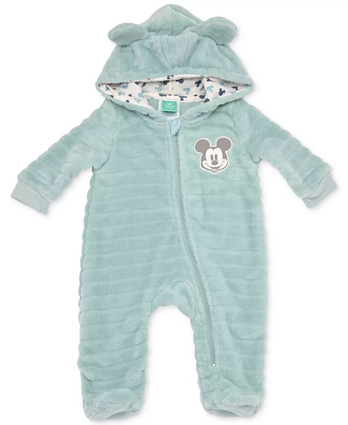 

Комбинезон для коляски с искусственным мехом и рисунком Микки Мауса для мальчиков Disney, синий