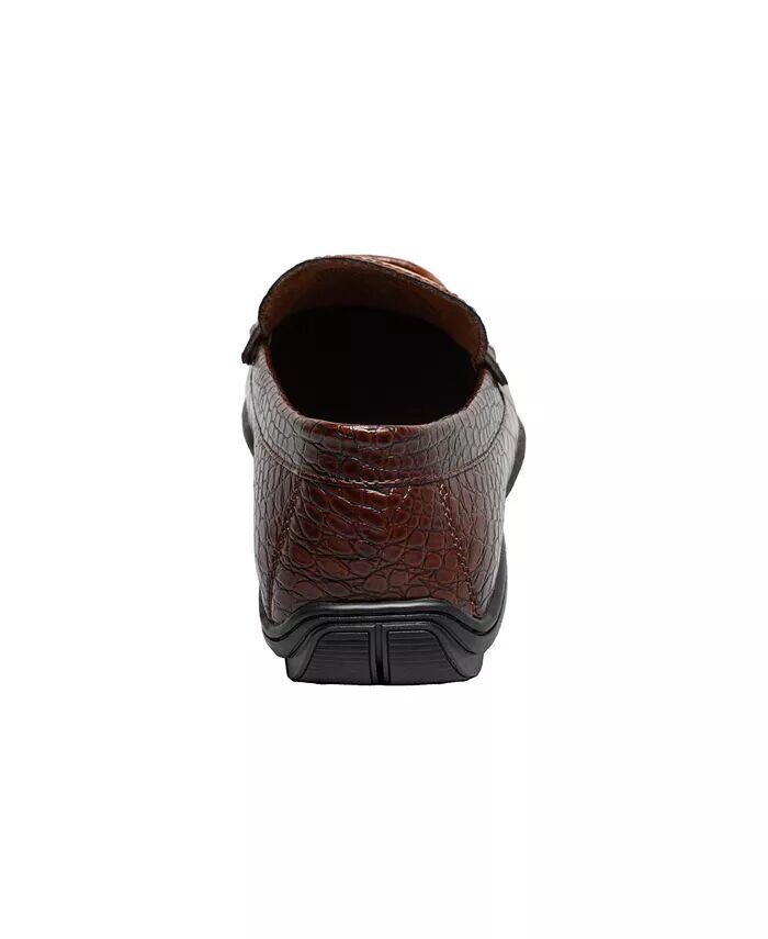 Мужские мокасины Embrey Moc Toe Bit Slip On Stacy Adams, коричневый — фото 4