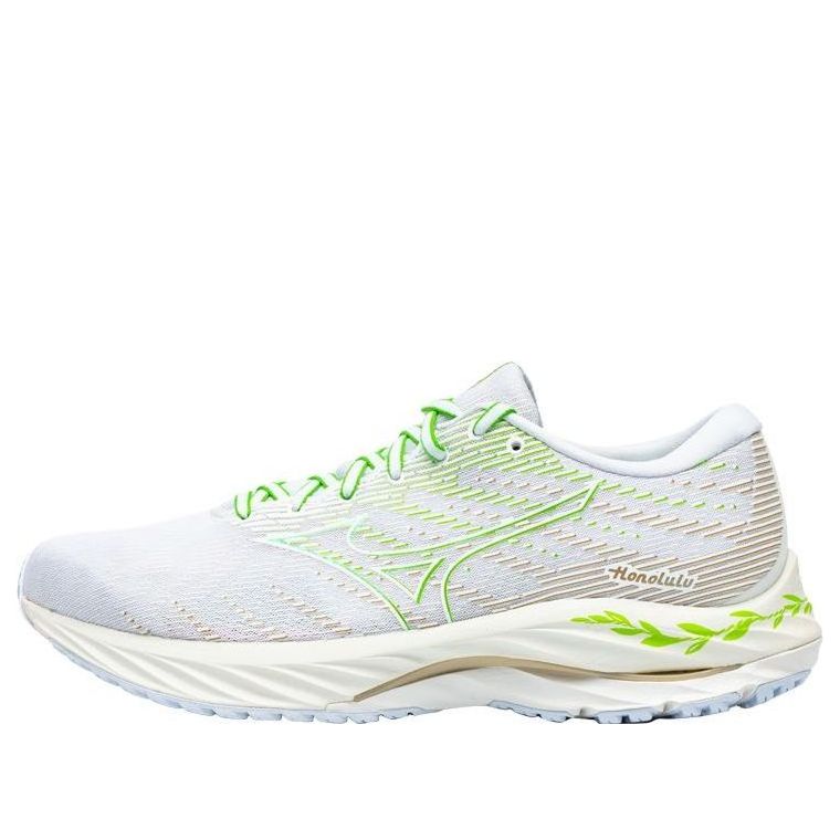 

Кроссовки Mizuno Wave Rider 26'White Green', белый