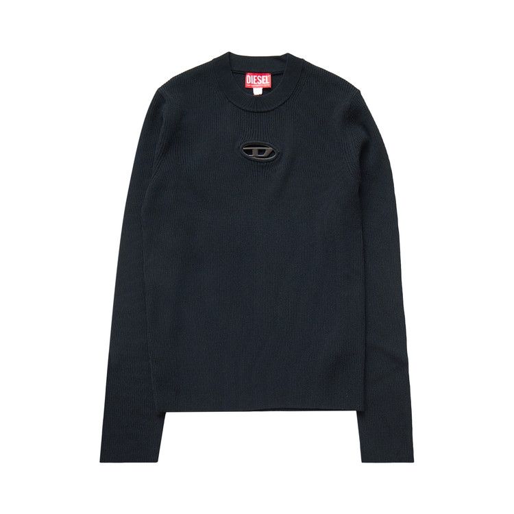 

Свитер Diesel Ribbed Logo Crewneck Sweater, Black