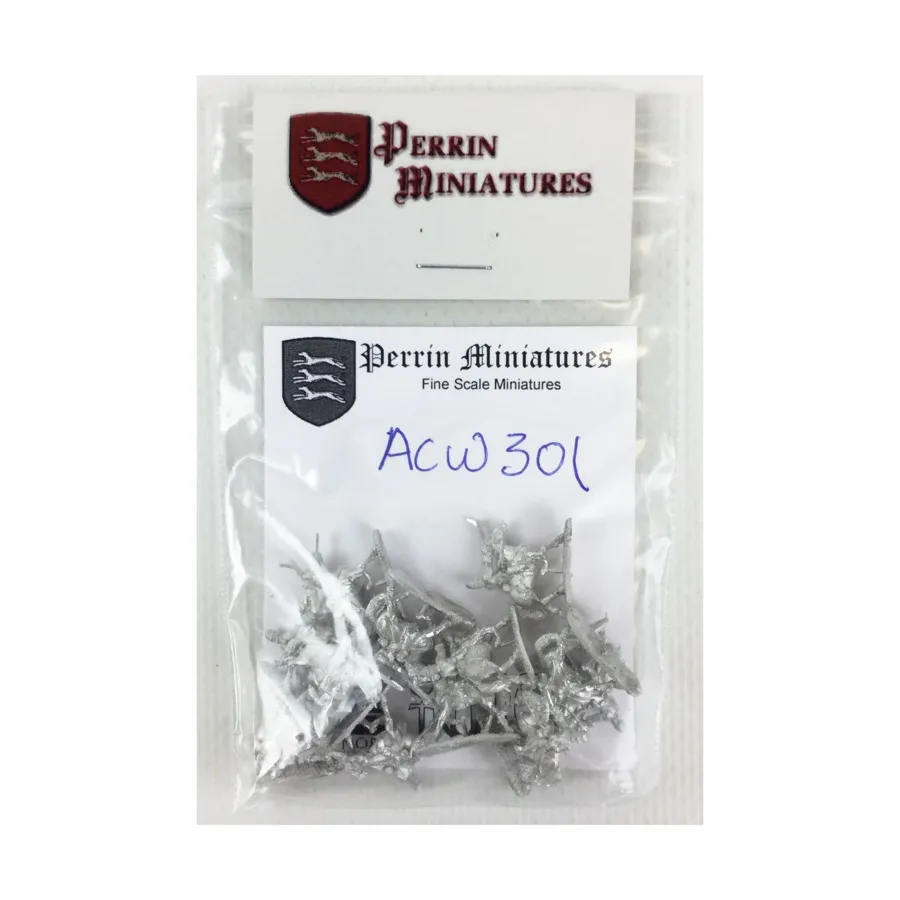 

Конные офицеры в Кепи, ACW Miniatures - Assorted (10mm) (Perrin Miniatures)