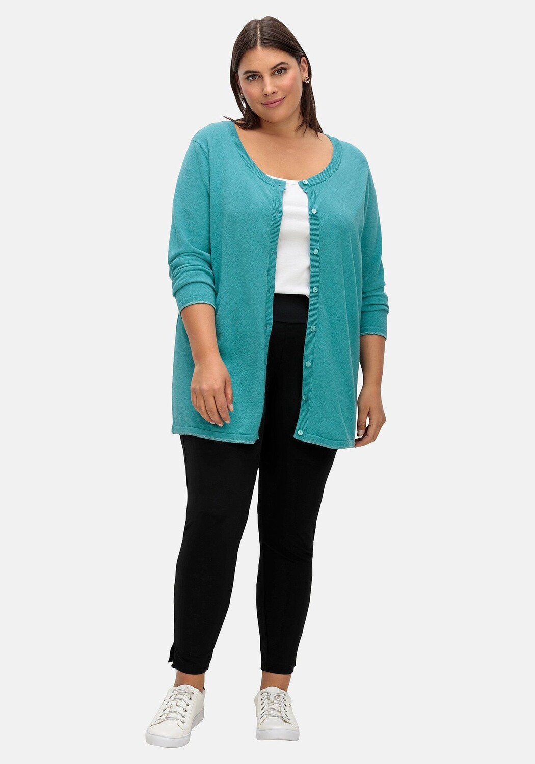 

Леггинсы с широким и удобным поясом sheego, черный