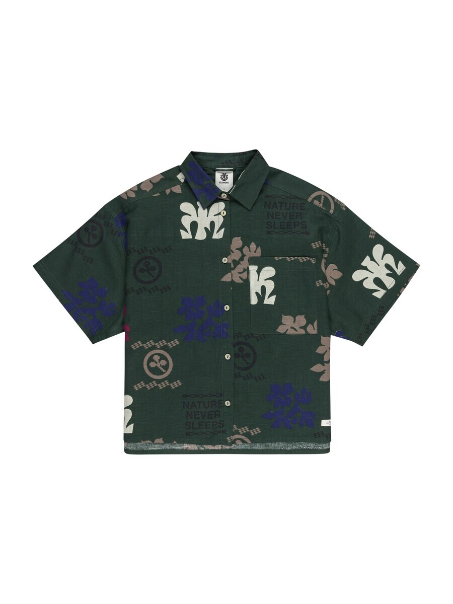 

Блузка с коротким рукавом ELEMENT Blouse TOTEM, темно-зеленый