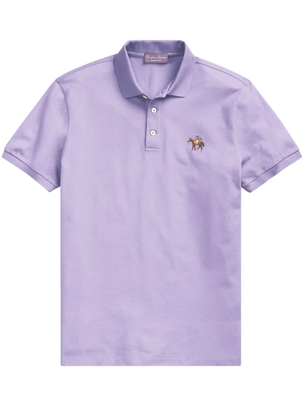 

Рубашка поло узкого кроя Ralph Lauren Purple Label, фиолетовый