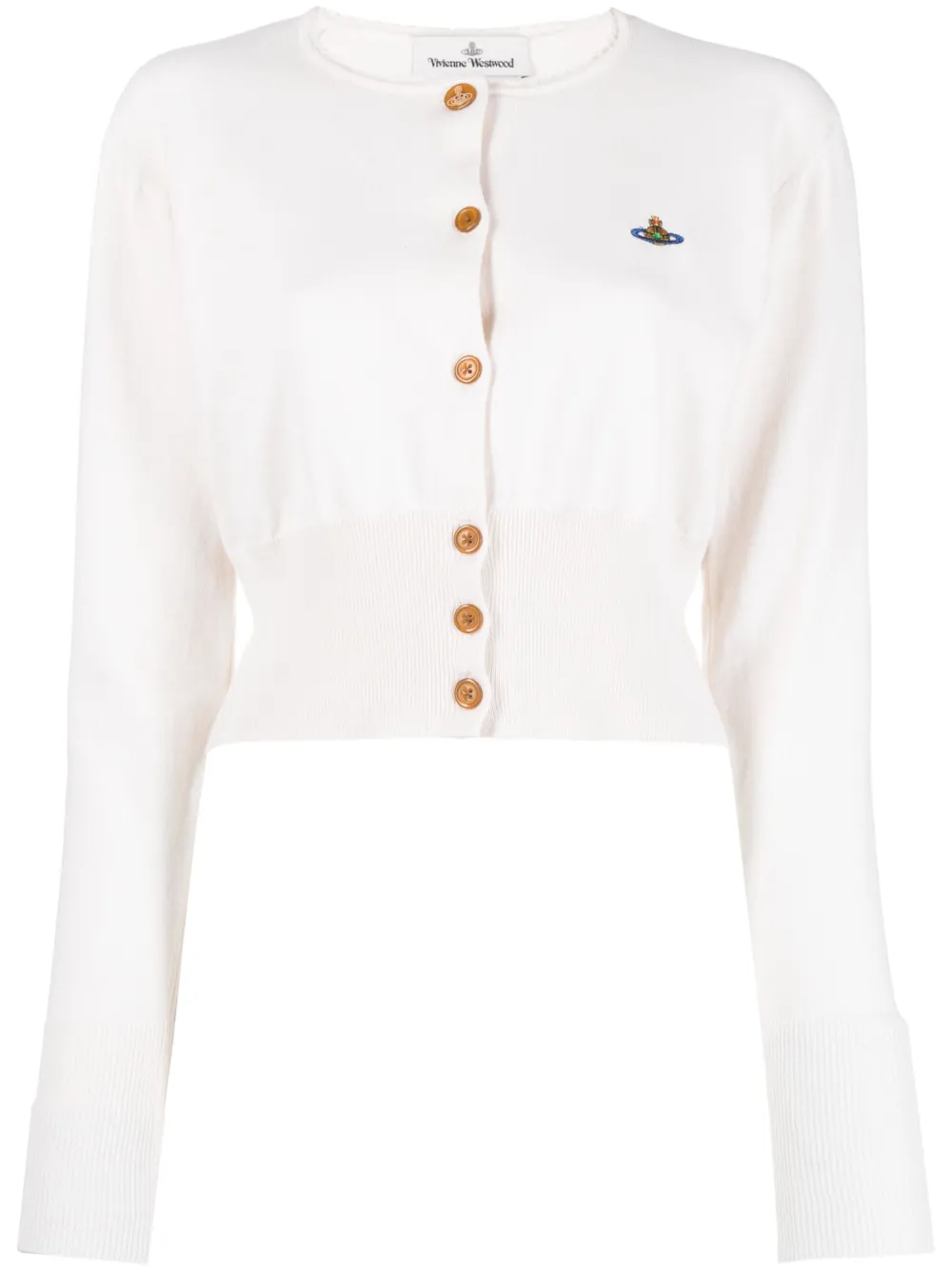 

Кардиган Bea с вышивкой Orb Vivienne Westwood, нейтральный