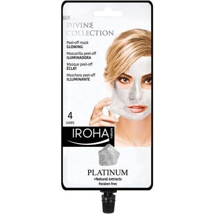 

Platinum Peel Off Face Mask Осветляющая маска для лица, Iroha Nature