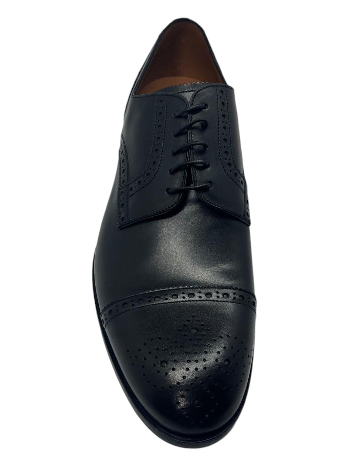 Bally Brooking 6301284 Мужские черные оксфордские туфли из телячьей кожи — фото 3