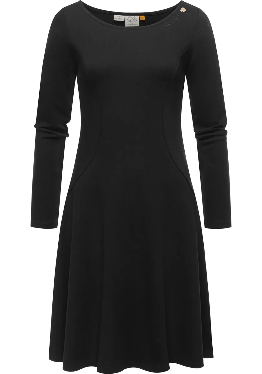 

Платье А-силуэта Ragwear "Appero", стильное зимнее платье с длинными рукавами, черный