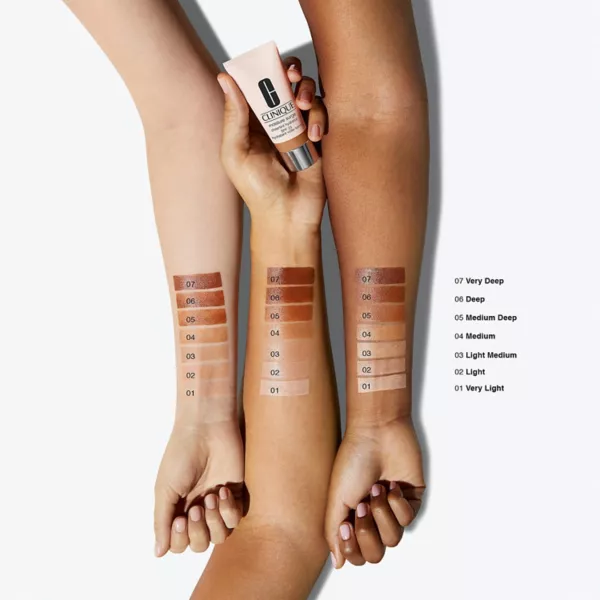Крем для лица SPF25 CLINIQUE Moisture Surge Sheertint Hydrator Wide Spectrum тонирующий увлажняющий, цвет light — фото 4