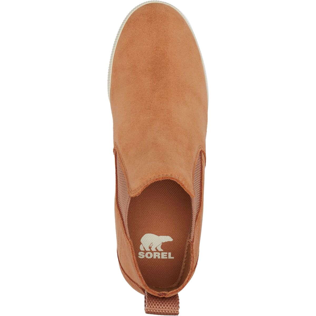 Ботинки женские Sorel Out N About Slip-On Wedge II замшевые на танкетке, коричневый — фото 2