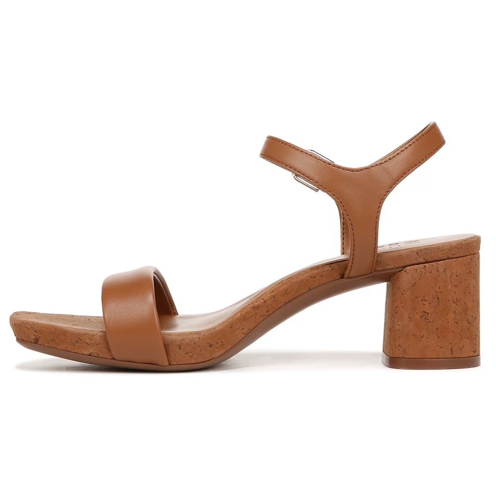 Босоножки на каблуке Izzy Naturalizer, english tea leather — фото 4