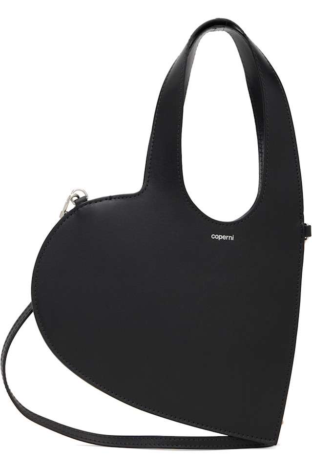 

Миниатюрная сумка-шоппер в форме сердца Coperni, черный