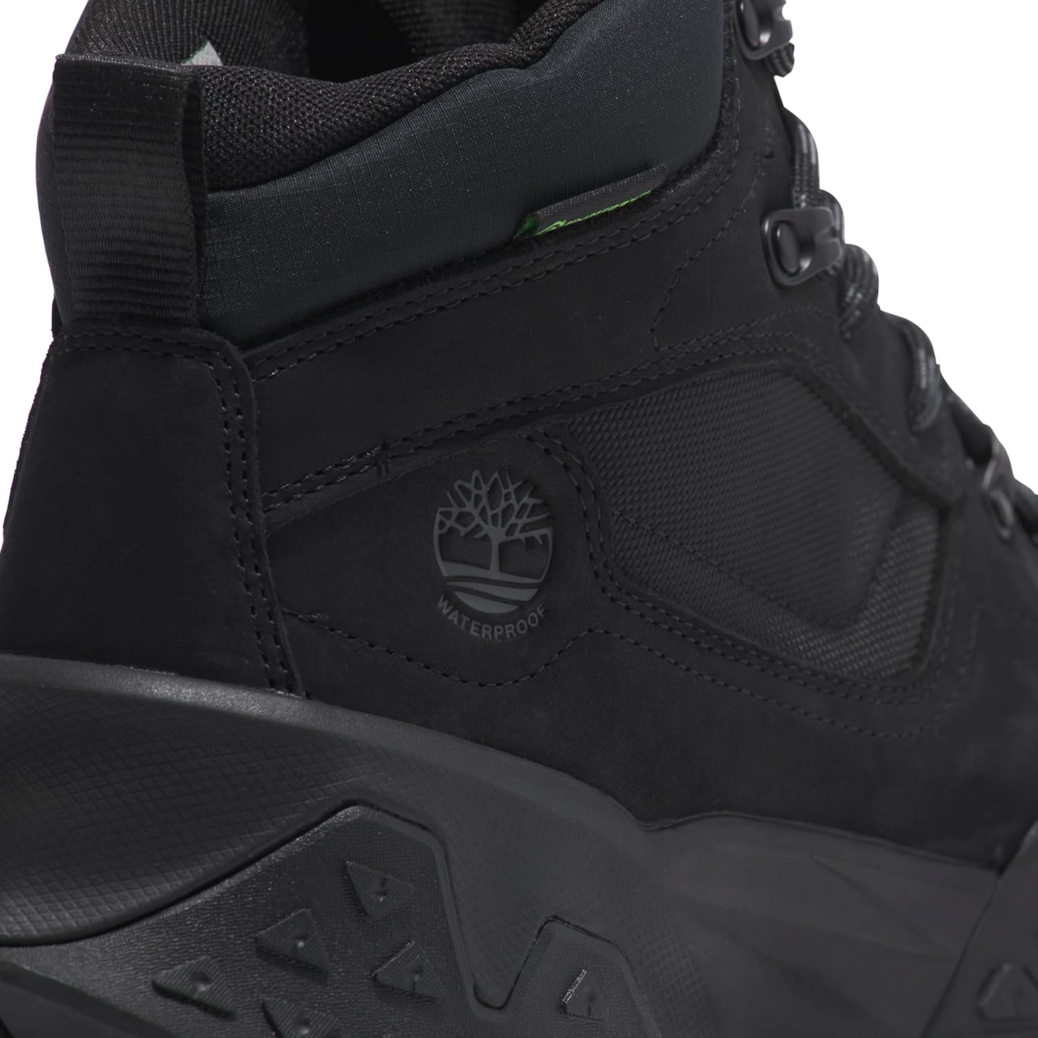 Timberland мужские Motion Scramble Mid Lace Up Waterproof походные ботинки, Black Nubuck — фото 3