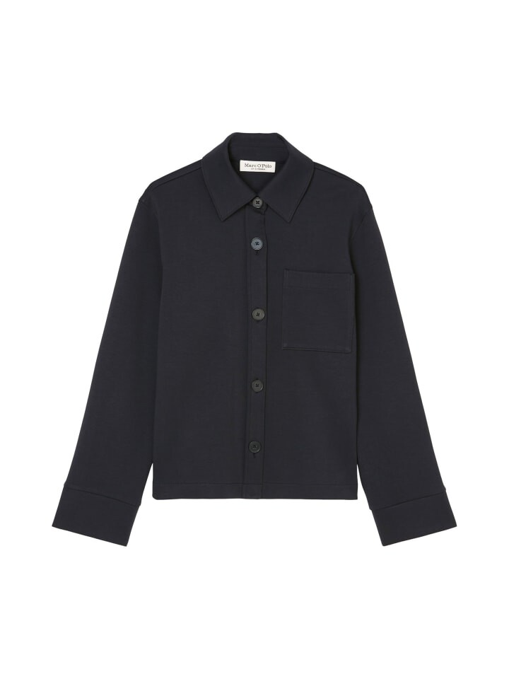 

Блейзер Marc O'Polo Jersey-Overshirt regular, цвет deep night blue