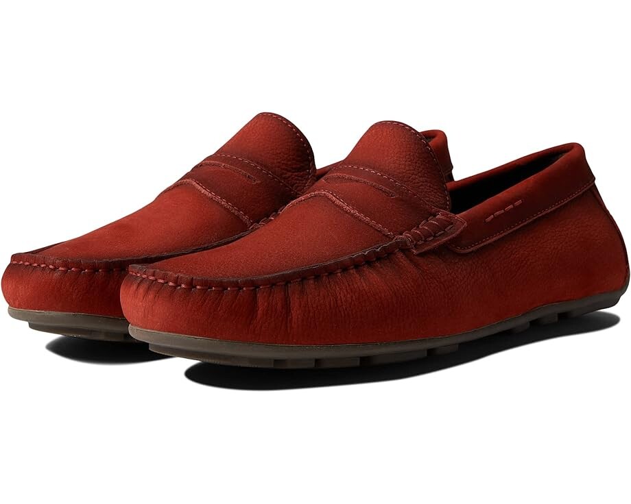 

Лоферы Marc Joseph New York Nebraska, цвет Red Nubuck Grainy