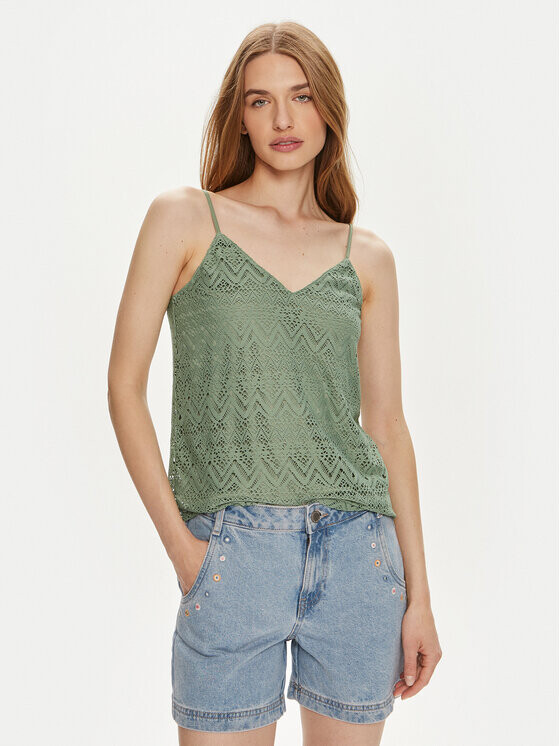 Топ стандартного кроя Vero Moda, зеленый