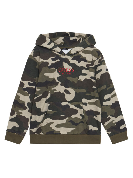 

Свитшот regular fit L5YQ05 KA6R4 Guess, хаки