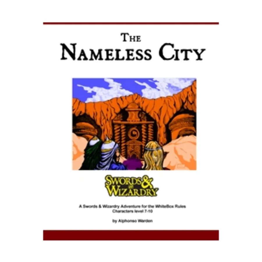 

Модуль Nameless City (Core/Complete Rules), Swords & Wizardry (Mythmere Games)