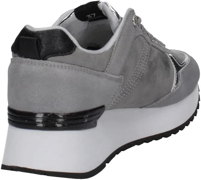 Кроссовки COLMAR Scarpe Donna Running Travis Punk 100 Pelle/Ecopelle Nero D22CO01, Gray — фото 3