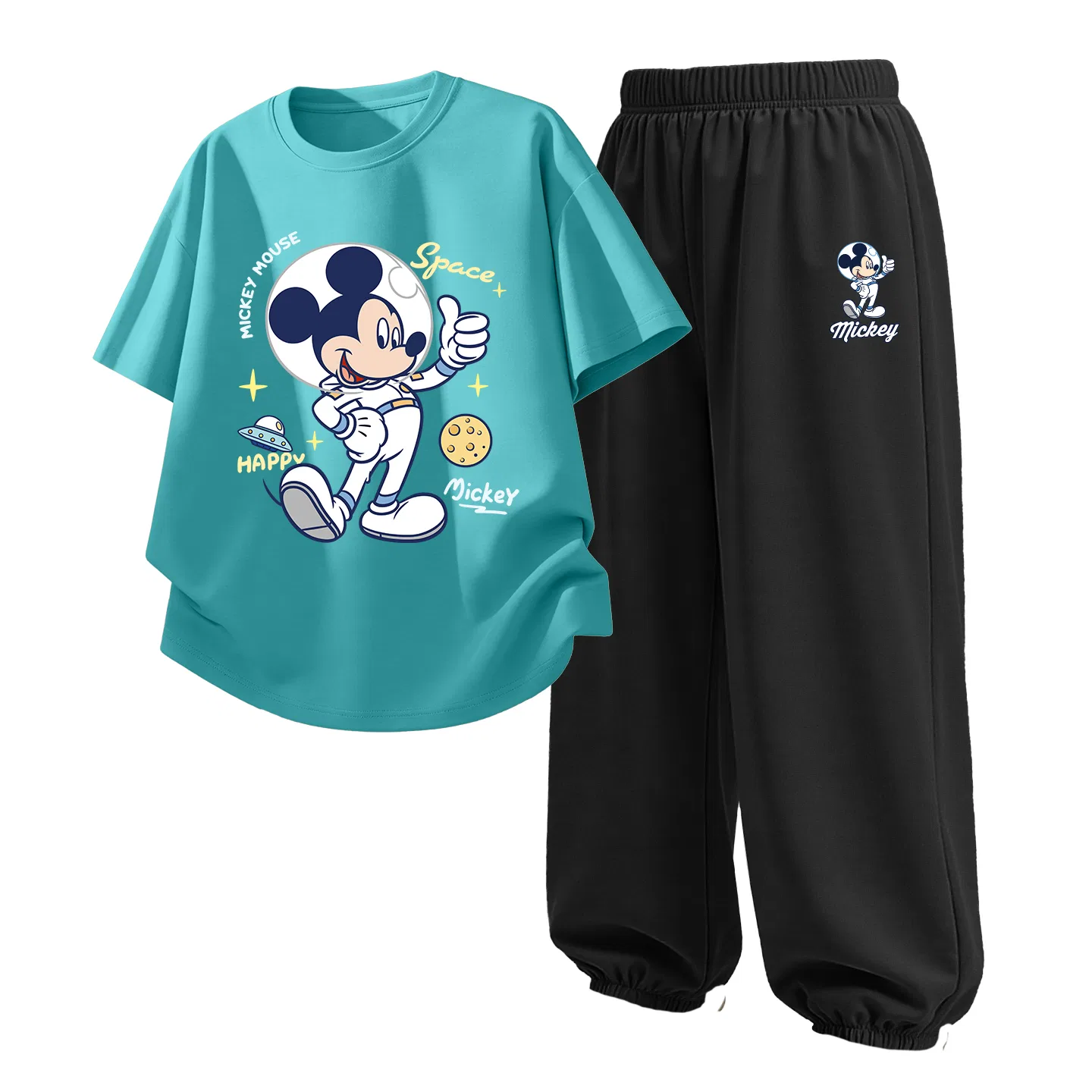 Детский спортивный костюм Casual Sportswear 2 Piece Set Disney, Di Universe Peacock Blue+Di Astronaut K Black