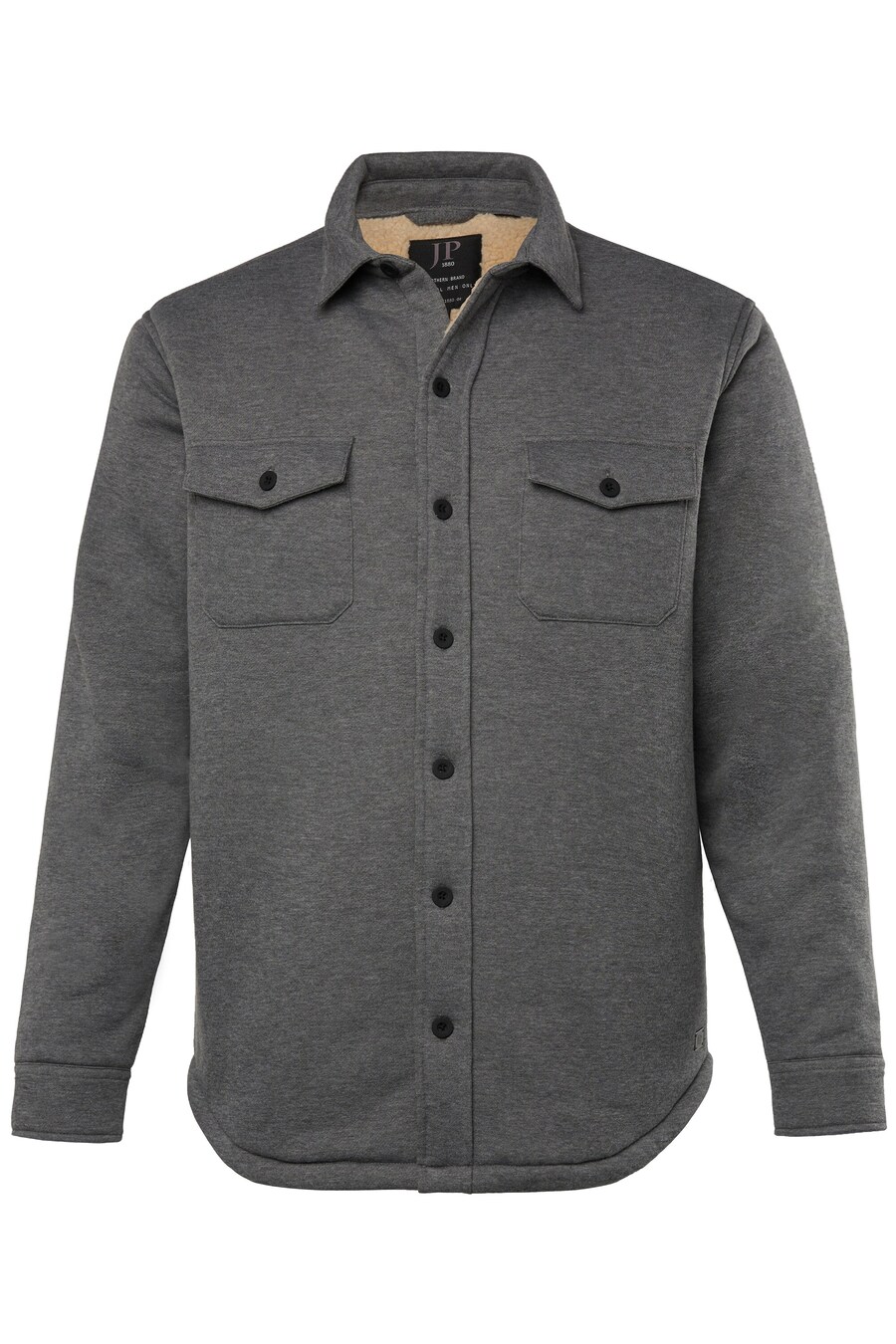 

Рубашка на пуговицах классического кроя JP1880, Dark grey