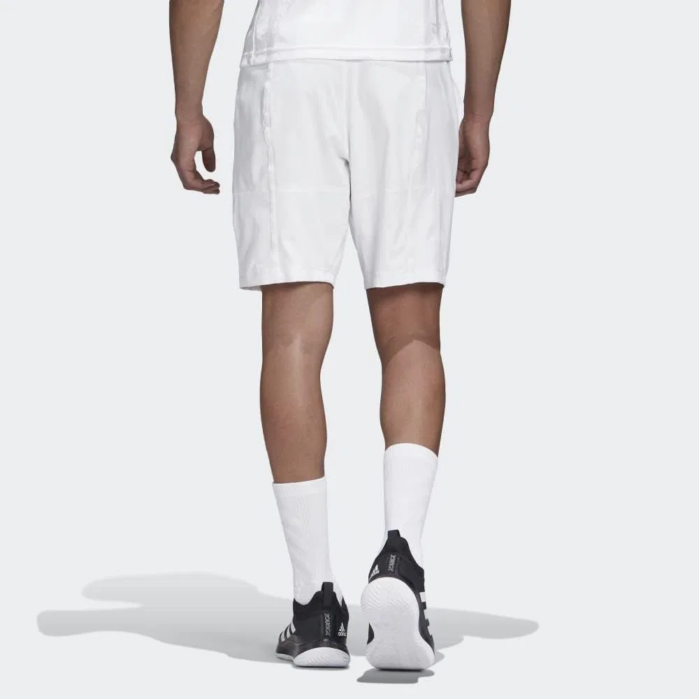 Шорты adidas Aeroready Ergo, белый/алый — фото 4