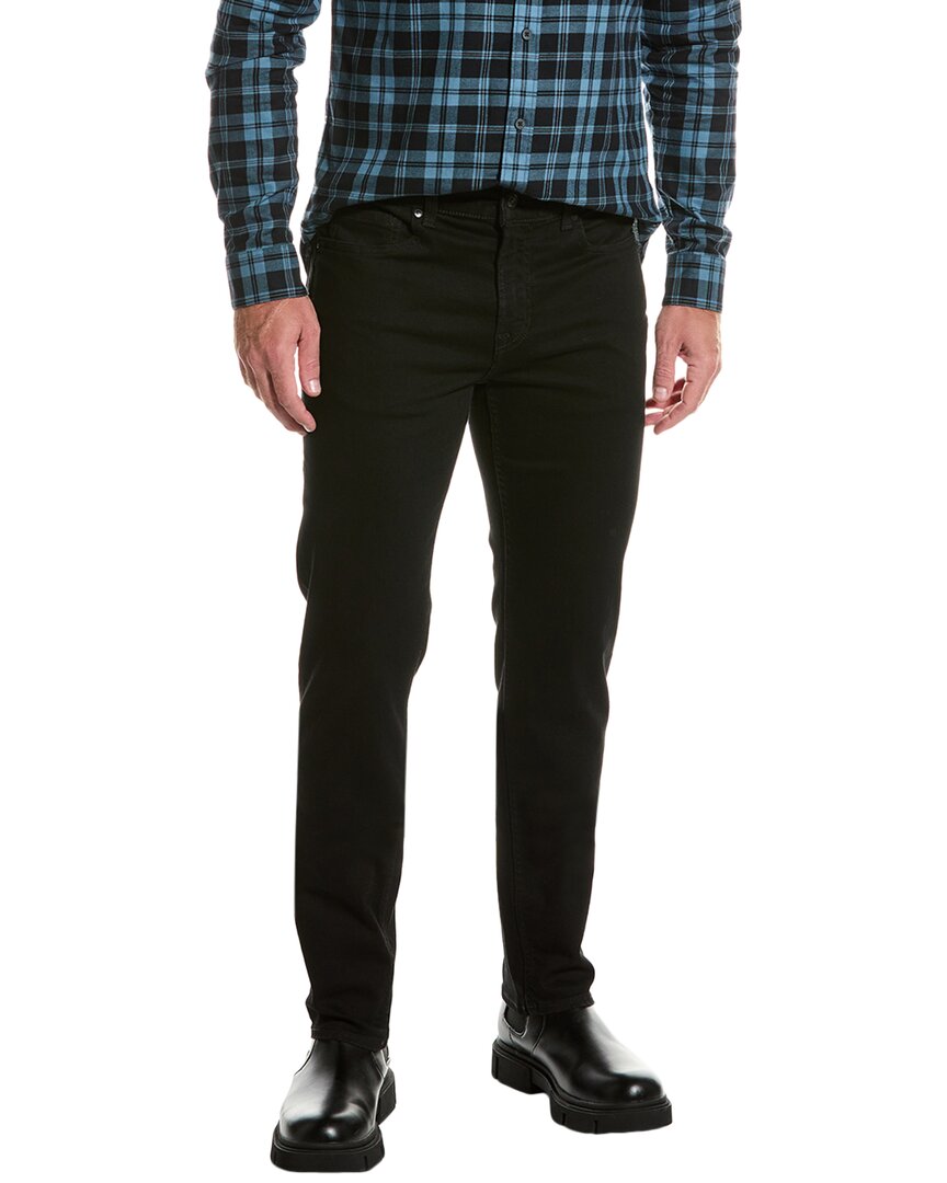 

7 For All Mankind Squiggle Jeans Черные узкие джинсы до щиколотки