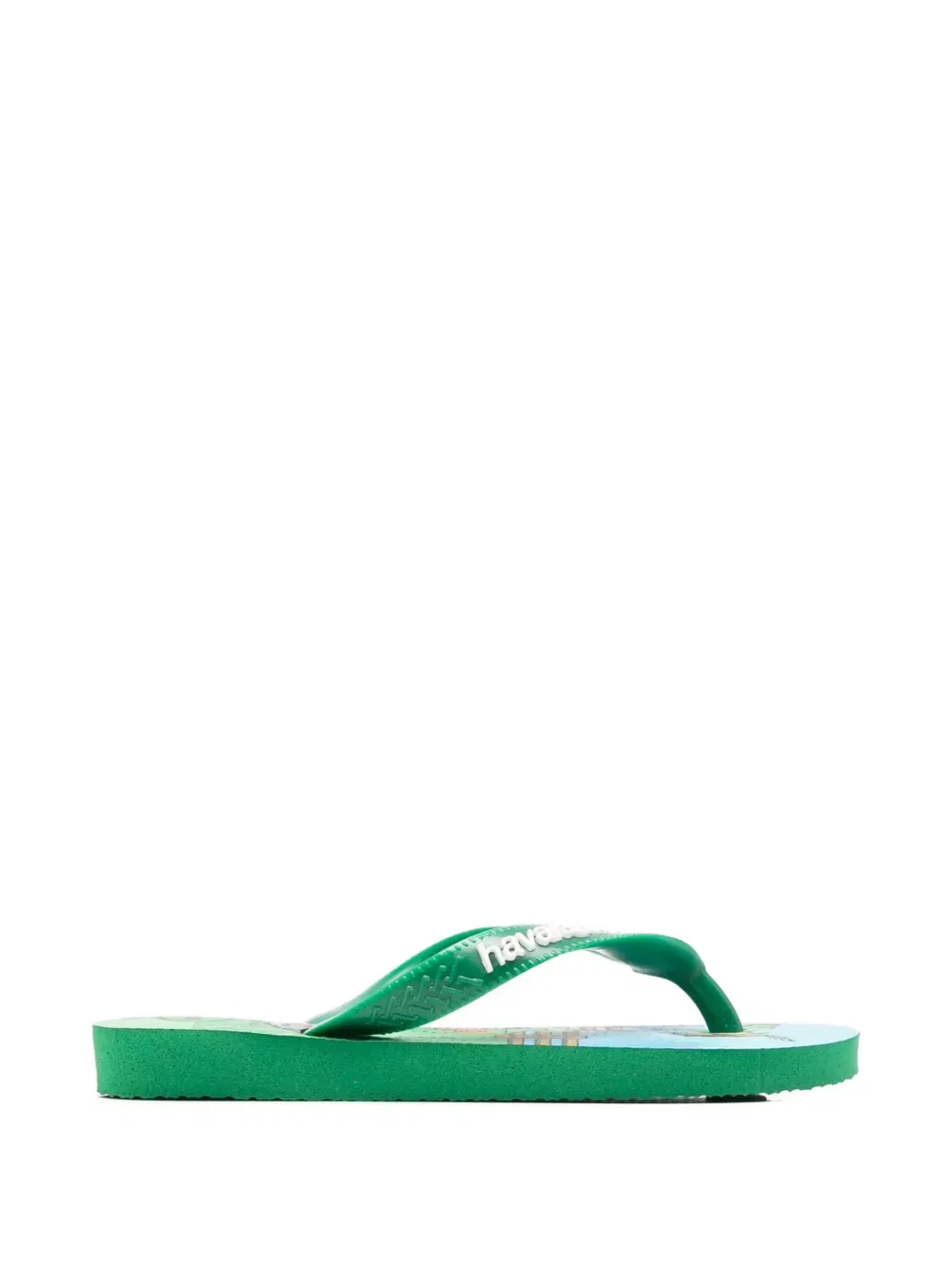 X шлепанцы с деталями логотипа Minecraft Havaianas Kids, зеленый