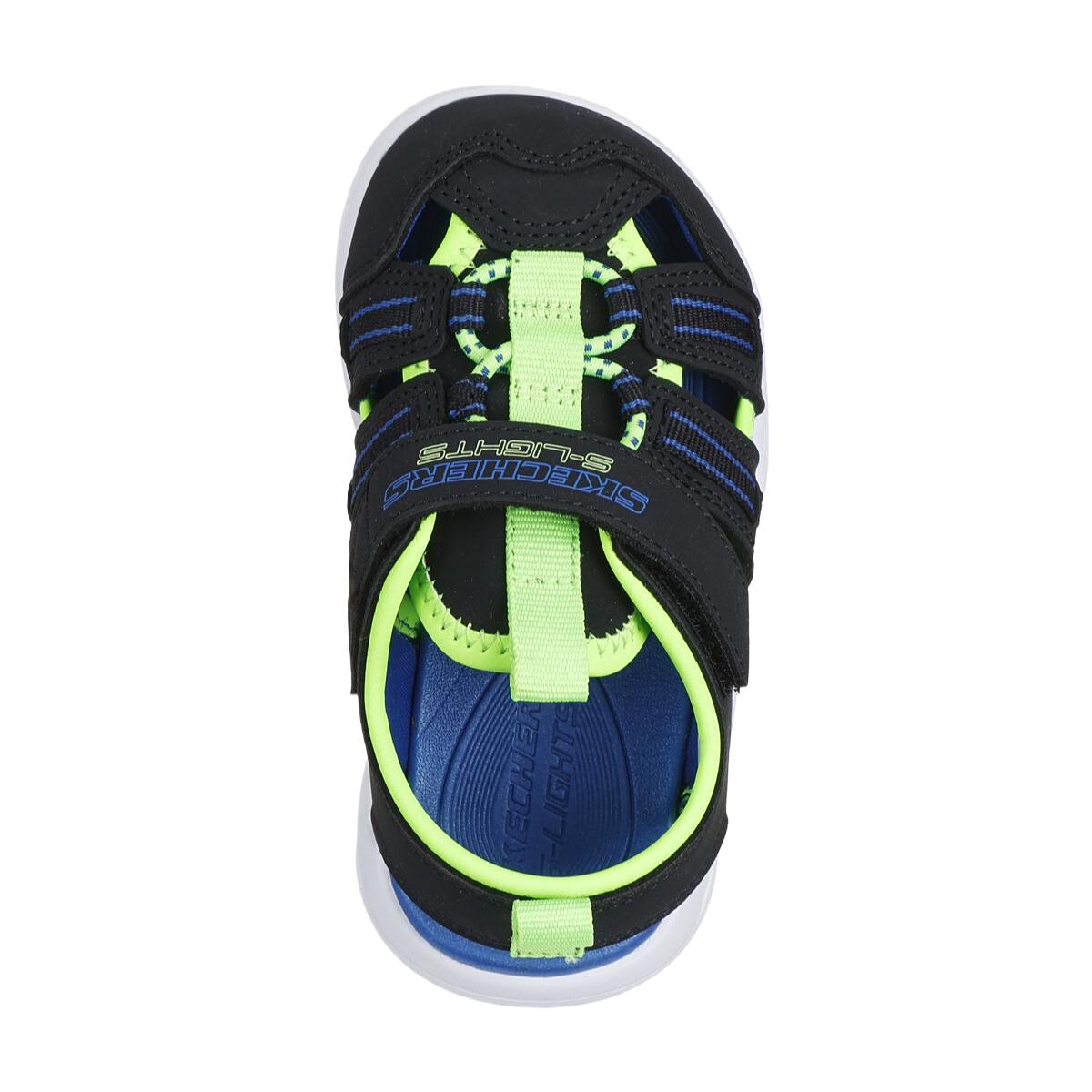Skechers Kids Детские сандалии Rebound Breathable Lightweight Cushioning Balance Low top черные Infant And Toddler — фото 3